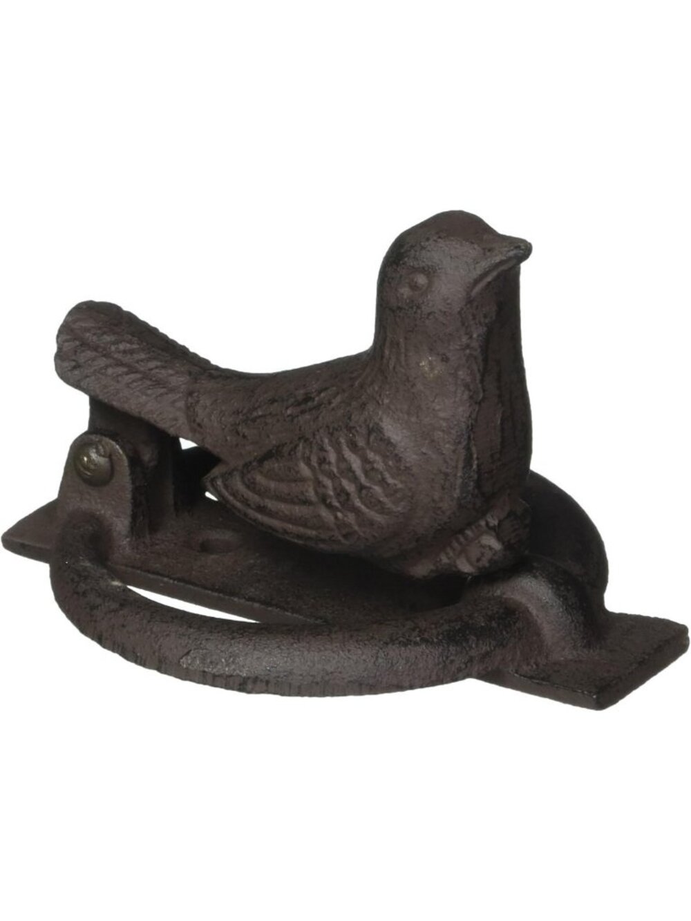 Antique Brown Bird Door Knocker - Unique Home Decor, Garden Accent, Rustic Charm